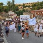 Imagen de la manifestación celebrada el sábado en Fuentemolinos