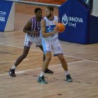 El pívot norteamericano Luke Fischer, durante la semifinal con el Valladolid.