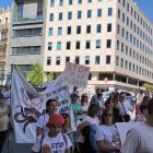 Imagen de la manifestación celebrada en Madrid contra las plantas de biogás y macrogranjas