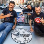 Rodrigo Trascasa, Augusto Martínez y Jesús Alijo, de Burgos Heavy Metal.