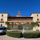 Imagen de una patrulla en la ermita de la Virgen de las Viñas de Aranda