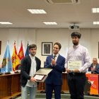 Imagen de la banda ganadora que también ha triunfado con su director