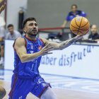 Didac Cuevas, durante el partido contra el Huesca.