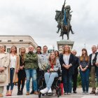 Homenaje a Marta Fernández en la plaza del Cid.