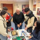 La delegación de alumnos coreanos ha visitado el Museo de Juegos Tradicionales de Aranda