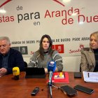 Ildefonso Sanz, Laura Jorge y Amparo Simón