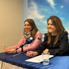 Virginia Martínez, a la izquierda, en una foto de archivo con el PP