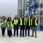 Fernández Carriedo visitó ayer las instalaciones de la planta de Renova Recycling de Movilex.