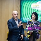 José Juan Martínez, responsable del proyecto 'Polígono Circular', y Laura Ortega, coordinadora de la OEC, presentaron el balance del primer año de actividad.