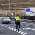 Imagen de un control de la Guardia Civil de Tráfico.