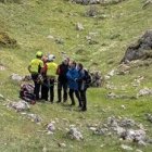 Rescate de una mujer herida mientras realizaba una ruta de senderismo.