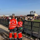 Voluntarios de Cruz Roja, en el festival de Sonorama.