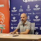 Jordi Juste comparece tras el segundo partido de la Copa Castilla y León.