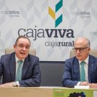 Ramón Sobremonte y Jorge Esteban durante la presentación  de esta iniciativa.