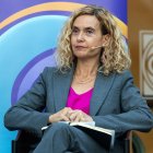 Meritxell Batet, en Burgos, durante su participación en 'Diálogos para el Desarrollo'.