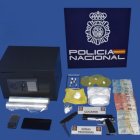 Imagen del material incautado por la Policía.