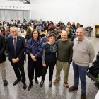 La directora de Comercio, María Petti, acompañada a su derecha por la directora de la ESAD, Teresa Monzón, y los ponentes Jesus Lara y Félix Sanz.