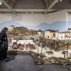 Vista parcial del Belén creado un año más por el maestro belenista Francisco Guerrero.