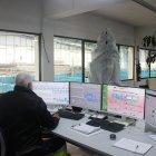 Imagen de una sala de control de Aguas de Burgos.