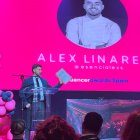 Alex Linares durante la entrega de premios de los Influencer Awards Spain.