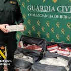 Tabaco de contrabando incautado por la Guardia Civil de Burgos.