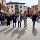 La candidata del PP visitó las Merindades.