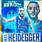 Max Heidegger, nuevo jugador del Recoletas Salud San Pablo Burgos.