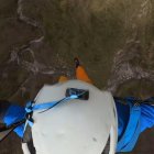 Así fue el salto base desde el mirador del Salto del Nervión