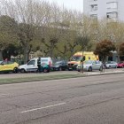 Accidente de tráfico en la avenida Cantabria.