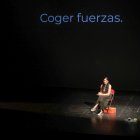 Un momento de la representación de 'Miscelánea' ayer en el Teatro Principal de Burgos a cargo de Estrella R.