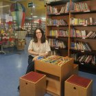 Olaia Rueda es la bibliotecaria de Aranda desde 2024