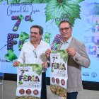 Javier Esgueva con Javier Arroyo durante la presentación