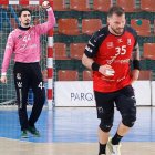 Martins, a la derecha, durante un partido con el UBU San Pablo Burgos.