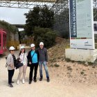 Imagen de la visita a Atapuerca.
