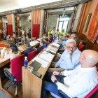 Instante del pleno municipal del mes de junio el Ayuntamiento de Burgos.