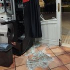 Imagen de los daños provocados en la cafetería.