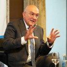 El alcalde de Valladolid, Jesús Julio Carnero, en el Club de Prensa 'Conversaciones Políticas' de El Mundo de Valladolid.