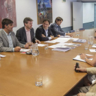 Imagen de una de las últimas reuniones de la Fundación Proyecta en el Teatro Principal.-RAÚL G. OCHOA