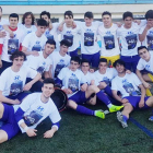 Jugadores y cuerpo técnico del Burgos CF festejaron el ascenso en Ponferrada-Burgos CF