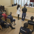 Imagen de un juicio celebrado en la sala de vistas del Palacio de Justicia.-SANTI OTERO