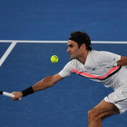 Federer, en su partido ante Struff-AFP / GREG WOOD