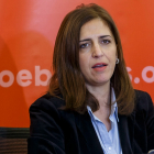 La secretaria general del PSOE de Burgos, Esther Peña. SANTI OTERO