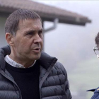 Arnaldo Otegi conversa con Jordi Évole en 'Salvados'.-