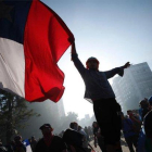 Protestas sociales en las calles de Chile.-EFE