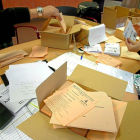 Un momento de la votación en las últimas elecciones a cámaras agrarias.-E. M.