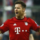 Xabi Alonso celebrando un gol.-AP / MATTHIAS SHRADER