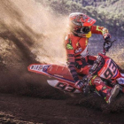 Marc Márquez, en uno de sus últimos entrenamientos antes de viajar esta semana a Malasia.-ALEJANDRO CERESUELA