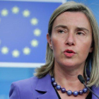 La alta representante de la Union Europea UE para la Política Exterior, Federica Mogherini.-STEPHANIE LECOCQ (EFE)