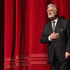 Placido Domingo, en la Ópera de Nueva York, en el 2018.-