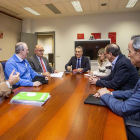 Reunión de la Junta con Aspanias. SANTI OTERO